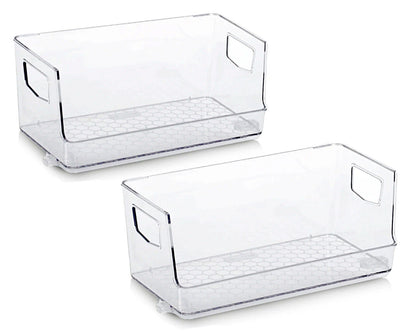 ZELLER 14758 Aufbewahrungsboxen-Set 2-tlg., Kunststoff / Kunststoffbox