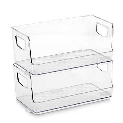 ZELLER 14758 Aufbewahrungsboxen-Set 2-tlg., Kunststoff / Kunststoffbox