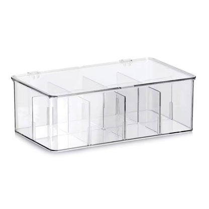 ZELLER 14772 Organizer mit 8 Fächern, Kunststoff ca. 27,5 x 16,5 x 9,5 cm