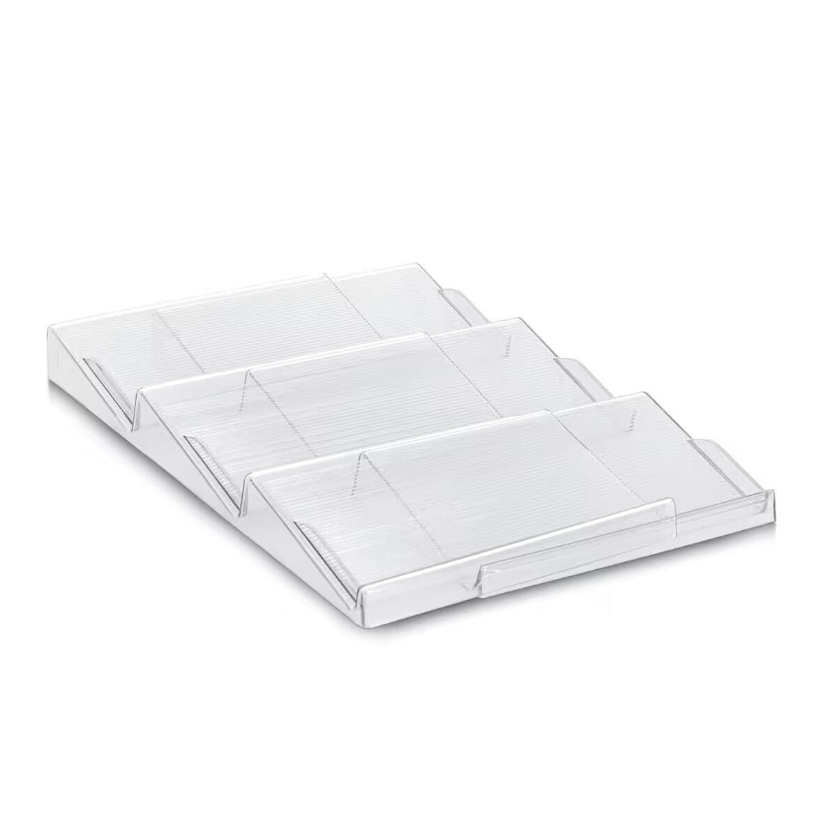 ZELLER 14773 Gewürzglas-Schubladen-Organizer-Set 2-tlg., Kunststoff, ca. 41,3 x 19,5-38 x 3,2 cm