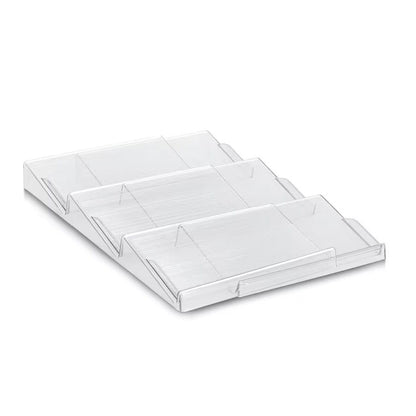ZELLER 14773 Gewürzglas-Schubladen-Organizer-Set 2-tlg., Kunststoff, ca. 41,3 x 19,5-38 x 3,2 cm
