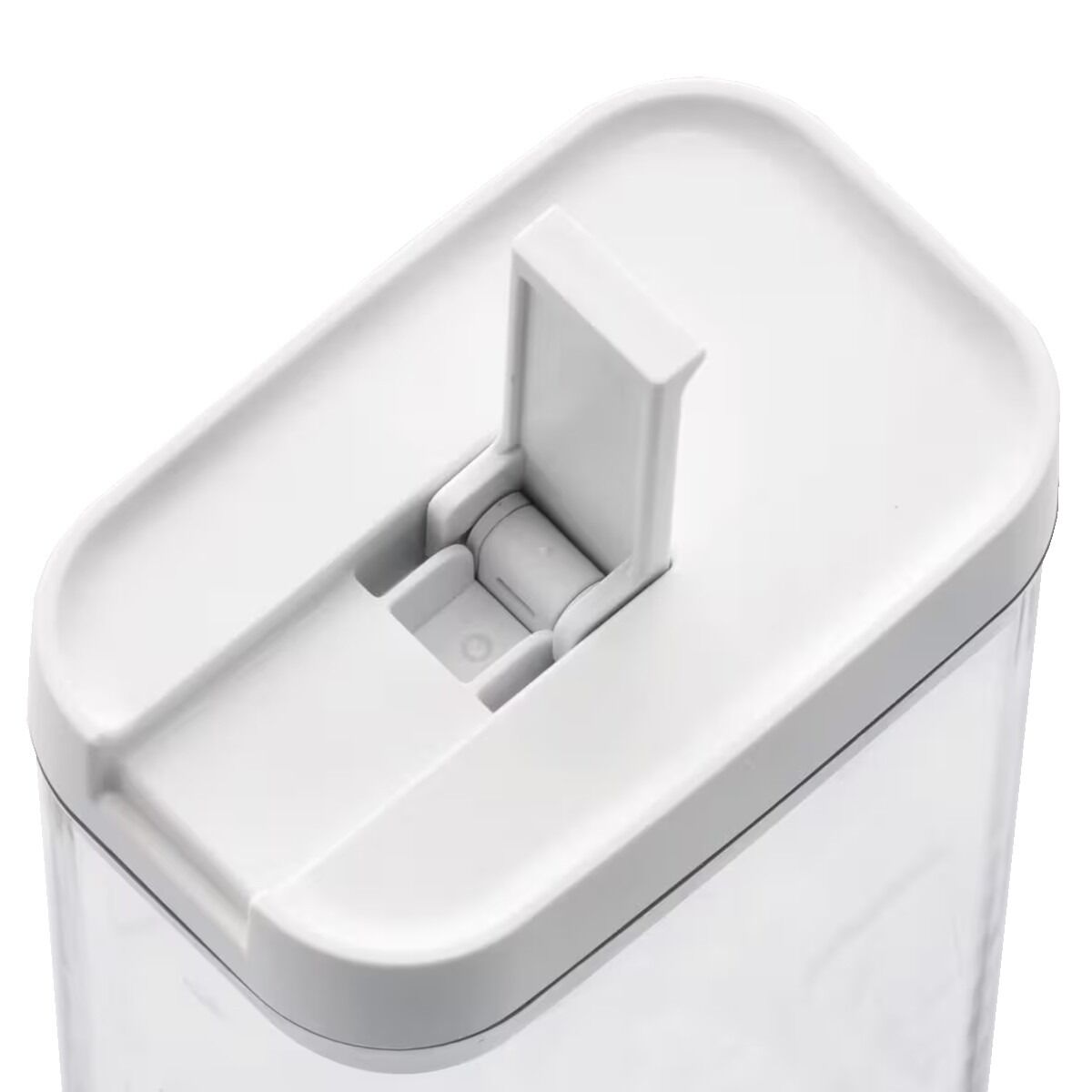 ZELLER 14774 Vorratsdose 380 ml aus Kunststoff transparent, Deckel creme ca. 11 x 7 x 10 cm