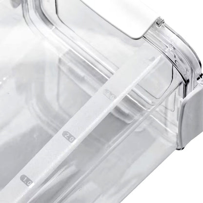 ZELLER 14778 Vorratsdose 5100 ml aus Kunststoff transparent mit Löffel, ca. 18 x 18 x 24,7 cm