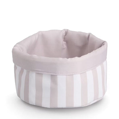 ZELLER 15235 Brotbeutel STRIPES aus Baumwolle/Polyester, wendbar ca. Ø 23 x 13 cm