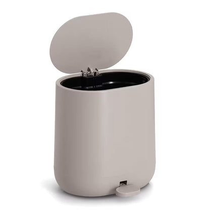 ZELLER 18718 Treteimer 6 Liter in greige mit Soft Close / Eimer