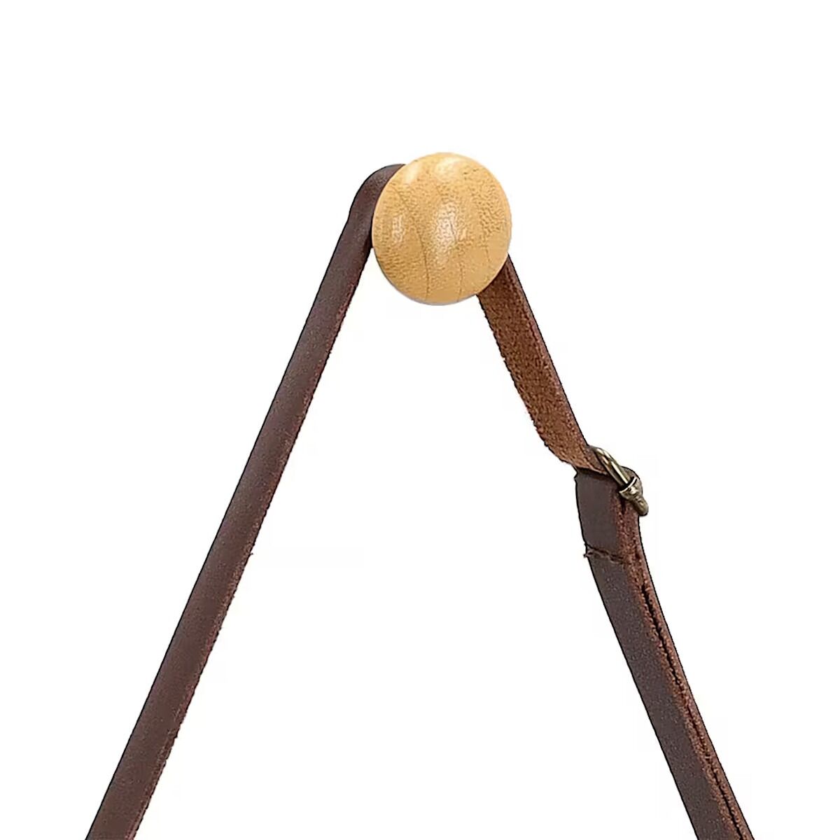 ZELLER 18748 Wandspiegel aus Bambus/Kunststoff, ca. Ø 38 x 1,5 cm