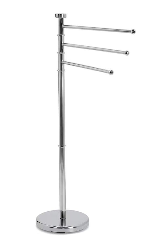 ZELLER 18977 Handtuchhalter aus Edelstahl, ca. Ø 22 x 85,5 cm