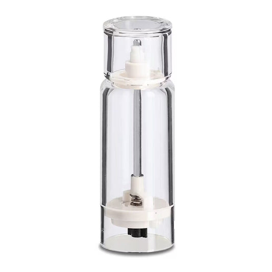 ZELLER 19617 Salz- und Pfeffermühle, Kunststoff, transparent, ca. Ø 5,5 × 16 cm