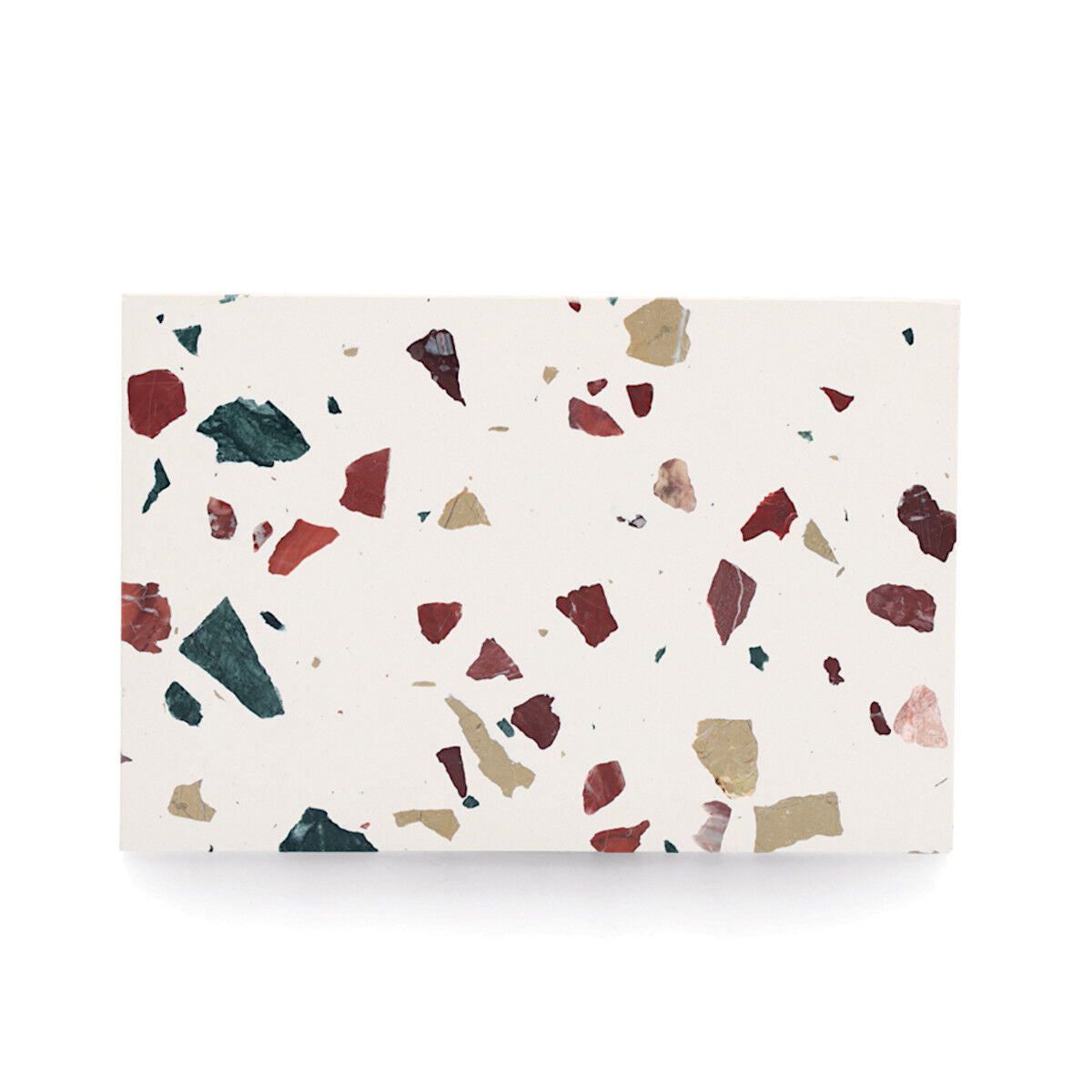 ZELLER 25684 Servierplatte, Terrazzo, ca. 30 x 20 x 1,4 cm