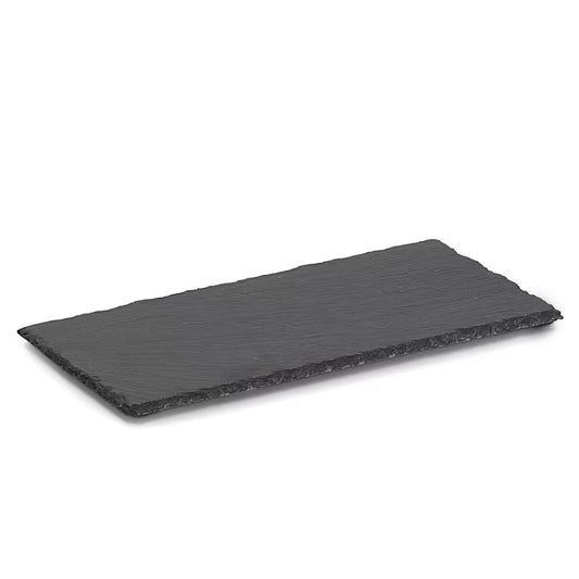 ZELLER 24524 Servierplatte aus Schiefer, ca. 30 x 15 x 0,7 cm
