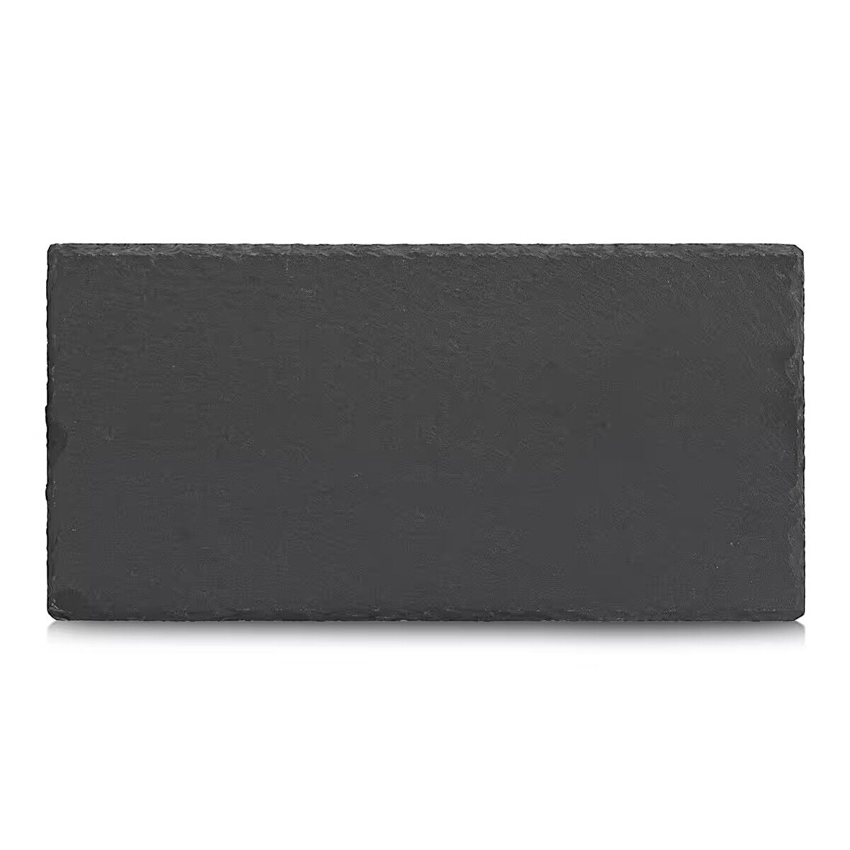 ZELLER 24524 Servierplatte aus Schiefer, ca. 30 x 15 x 0,7 cm