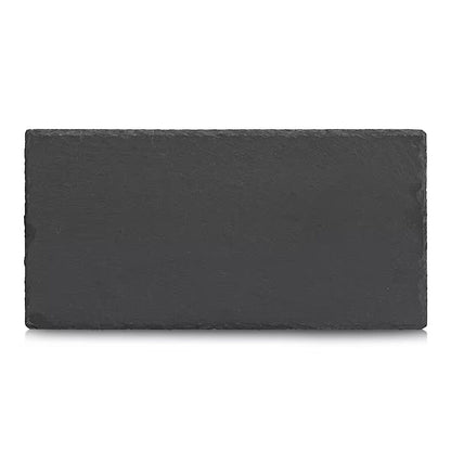 ZELLER 24524 Servierplatte aus Schiefer, ca. 30 x 15 x 0,7 cm