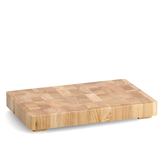 ZELLER 24801 Hackblock, Gummibaum, ca. 42 x 27 x 5,5 cm