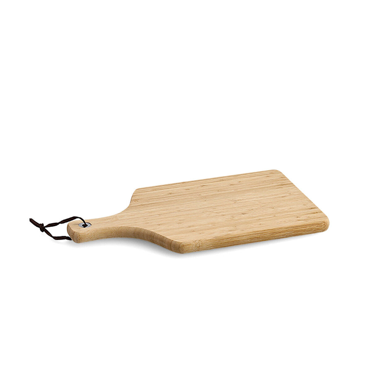 ZELLER 25191 Schneide-/ Servierbrett mit Griff, Bambus, ca. 45 x 25 x 1,6 cm