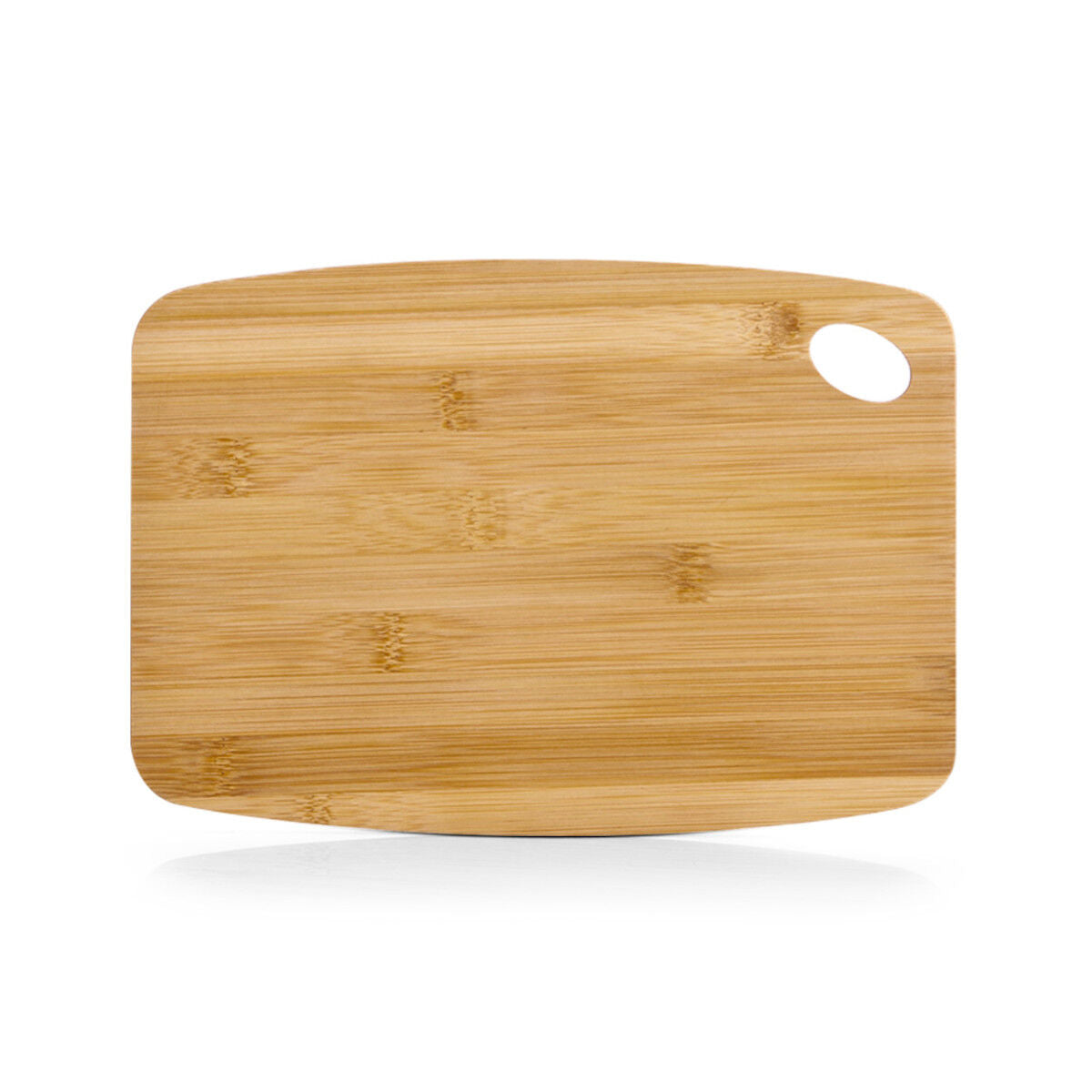 ZELLER 25230 Schneidebrett aus Bambus, ca. 26,5 x 18,5 x 0,8 cm
