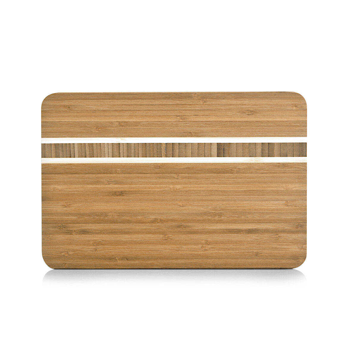 ZELLER 25235 Schneidebrett aus Bambus, ca. 30 x 20 x 1,6 cm