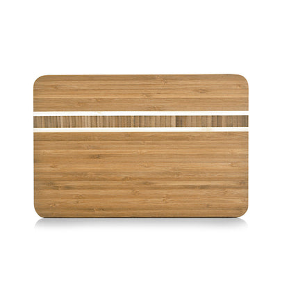 ZELLER 25235 Schneidebrett aus Bambus, ca. 30 x 20 x 1,6 cm