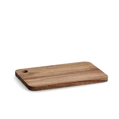 ZELLER 25516 Schneidebrett aus Akazienholz, geölt, ca. 37 x 25 x 2 cm