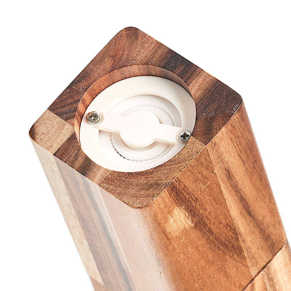 ZELLER 25567 Salz-/ Pfeffermühle aus Akazienholz, ca. 5 x 5 x 13,5 cm