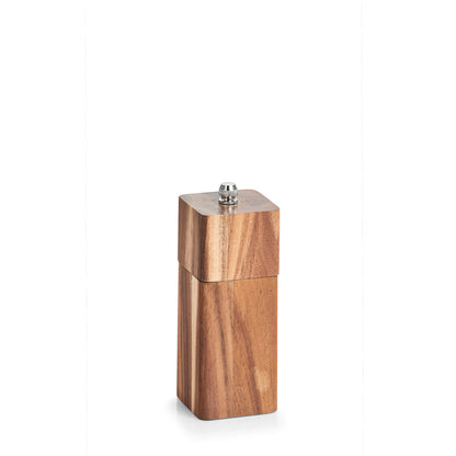 ZELLER 25567 Salz-/ Pfeffermühle aus Akazienholz, ca. 5 x 5 x 13,5 cm