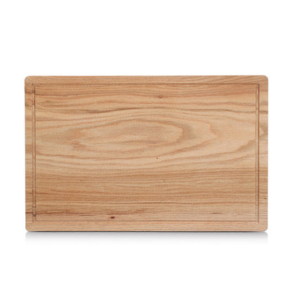 ZELLER 25686 Schneidebrett mit Saftrille, Eiche, ca. 48 x 31 x 4,5 cm