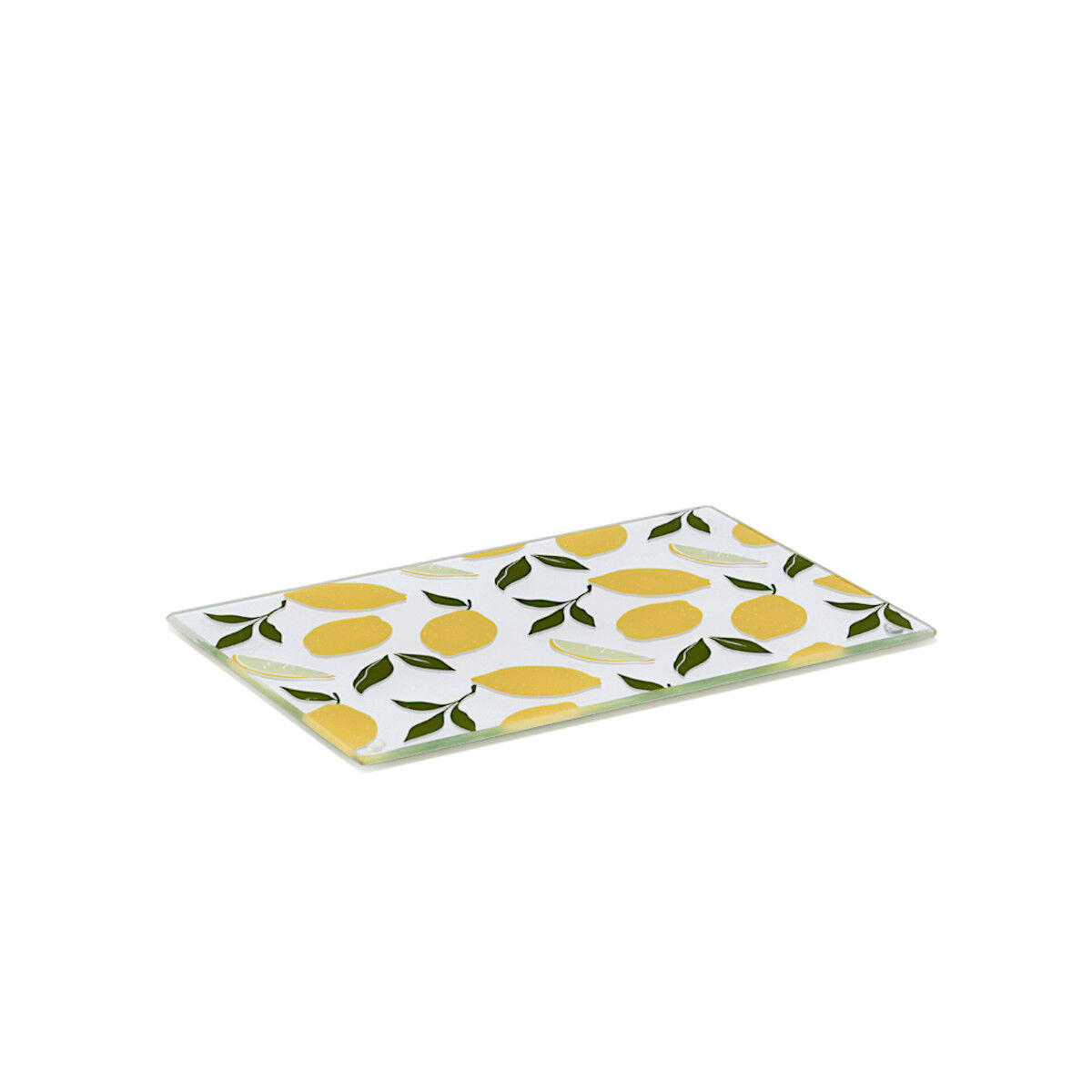10er SET ZELLER 26336 Glasschneideplatte LEMON aus Sicherheitsglas, ca. 30 x 20 cm