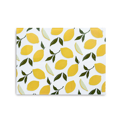 ZELLER 26337 Glasschneideplatte LEMON aus Sicherheitsglas, ca. 40 x 30 cm