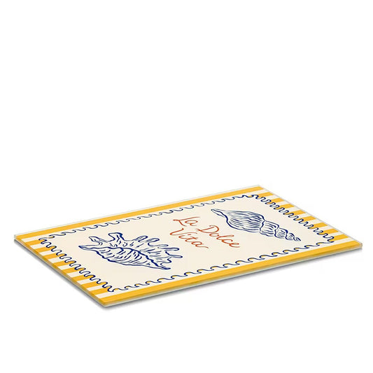 ZELLER 26342 Glasschneideplatte LA DOLCE VITA aus Sicherheitsglas, ca. 30 x 20 x 0,8 cm