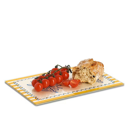 ZELLER 26342 Glasschneideplatte LA DOLCE VITA aus Sicherheitsglas, ca. 30 x 20 x 0,8 cm