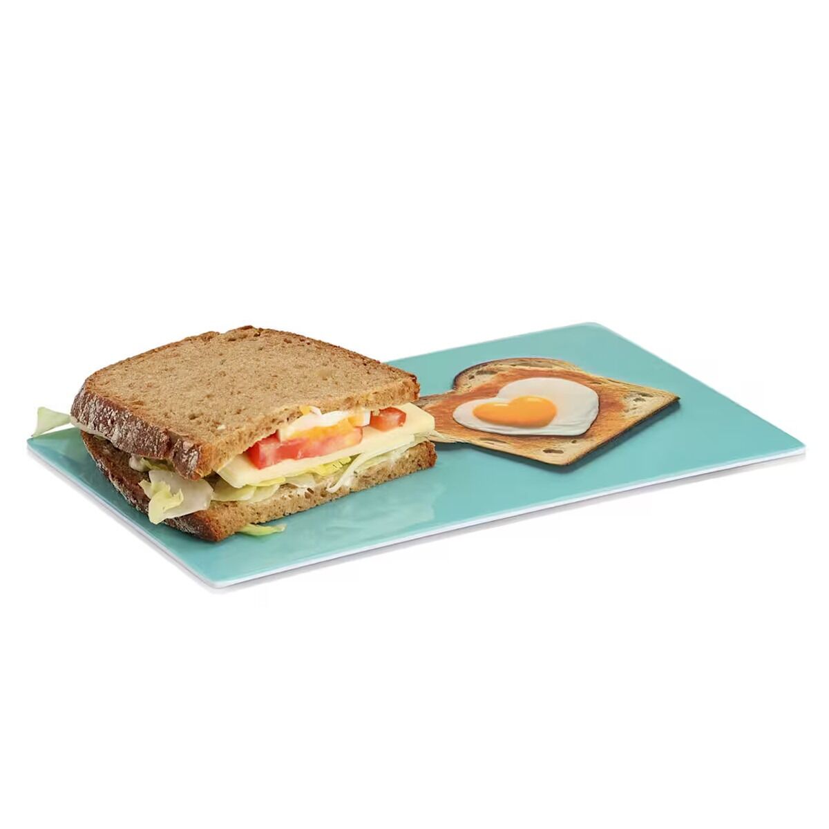 ZELLER 26482 Frühstücksbrettchen HAPPY TOAST aus Melamin