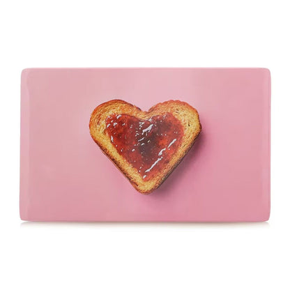 ZELLER 26483 Frühstücksbrettchen HEART aus Melamin