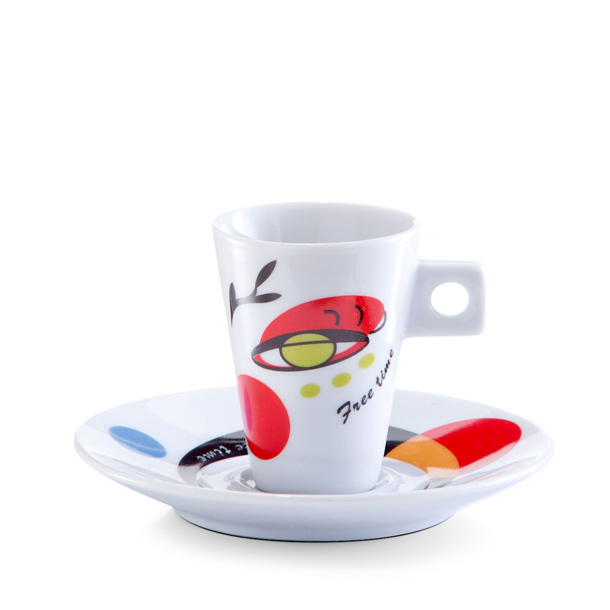 ZELLER 26505 Espresso-Set FACES, 12-tlg., Porzellan