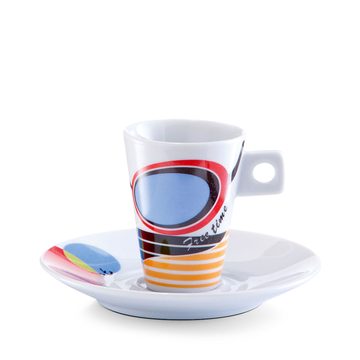 ZELLER 26505 Espresso-Set FACES, 12-tlg., Porzellan