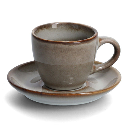 ZELLER 26509 Espresso-Set TAUPE, 8-tlg., Keramik