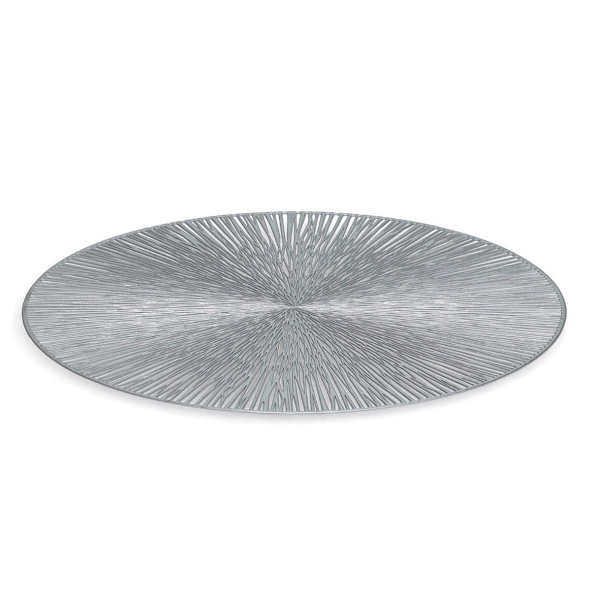 ZELLER 27123 Platzset, Kunststoff, SILBER, ca. Ø 38 cm