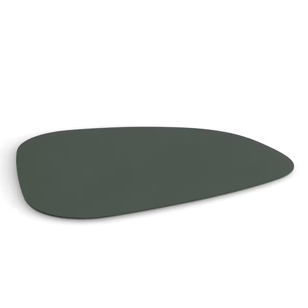 ZELLER 27150 Platzset 2 TONE, Kunstleder, schwarz/dunkelgrün, ca. 34 x 42 cm