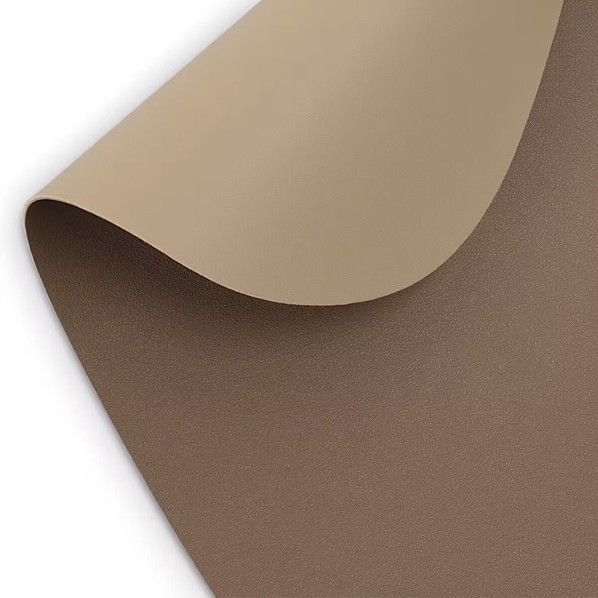 ZELLER 27152 Platzset 2 TONE, Kunstleder, beige/braun, ca. 34 x 42 cm