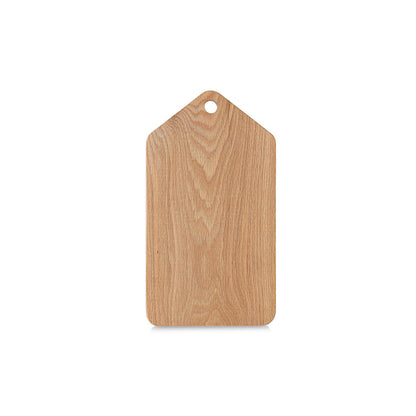 ZELLER 25683 Schneide-/ Servierbrett, Eiche, ca. 36,3 x 20,3 x 1,5 cm