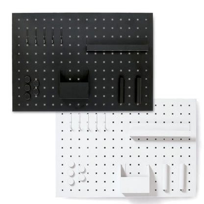ZELLER 11137 Memoboard mit Utensilien, Metall, schwarz, ca. 50 x 35 cm